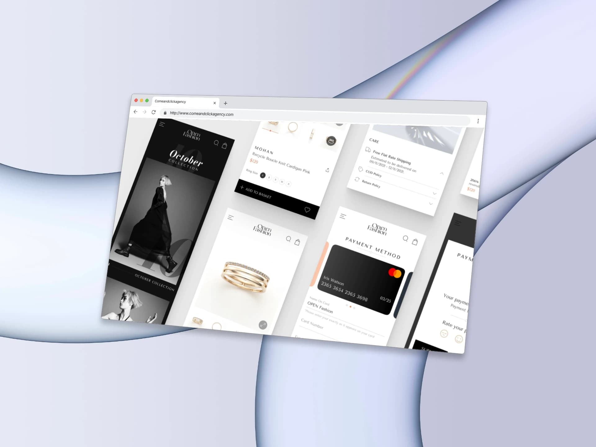 Application mobile de mode · Fashion App