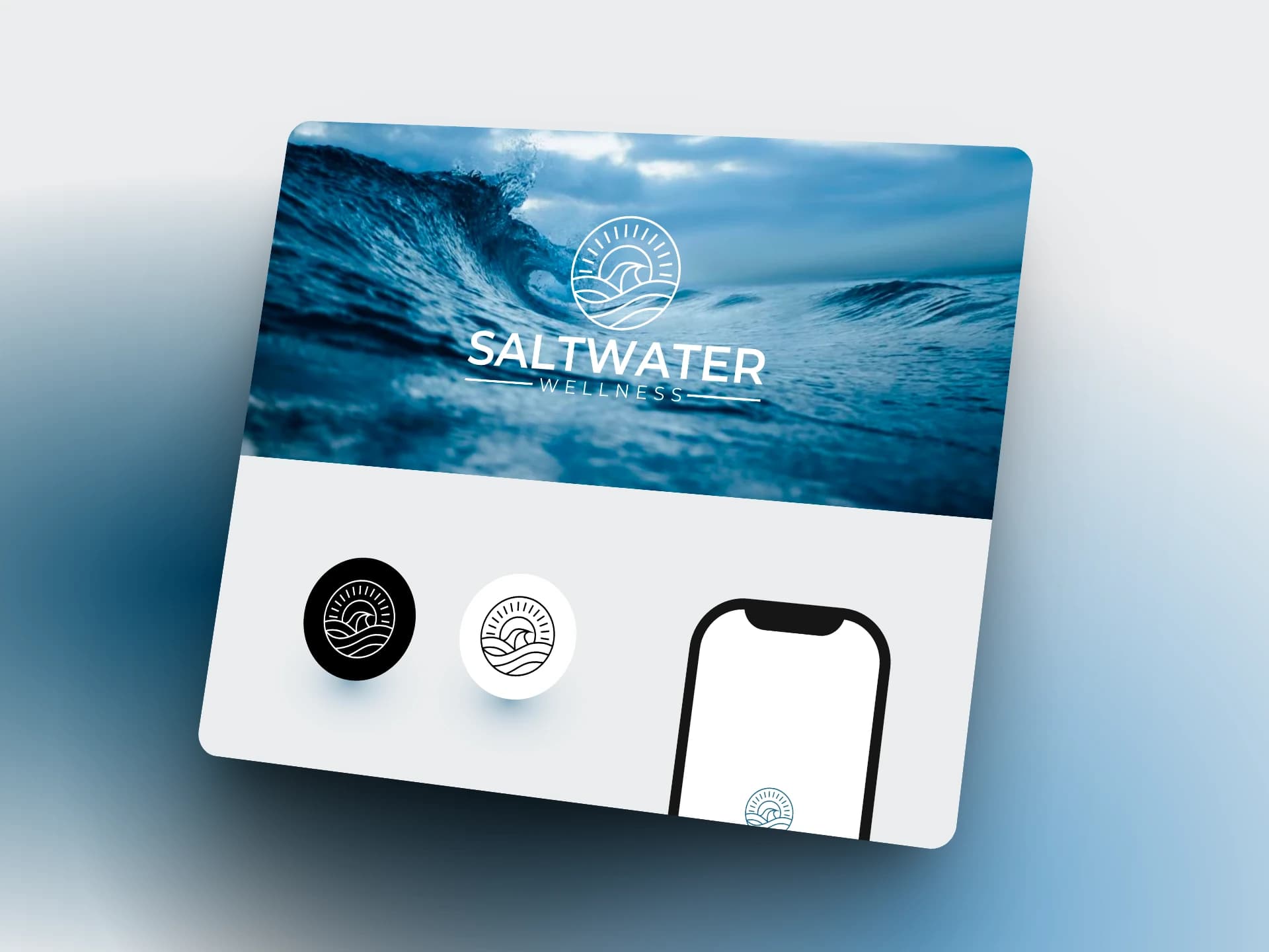 Logo et charte graphique · Saltwater Wellness